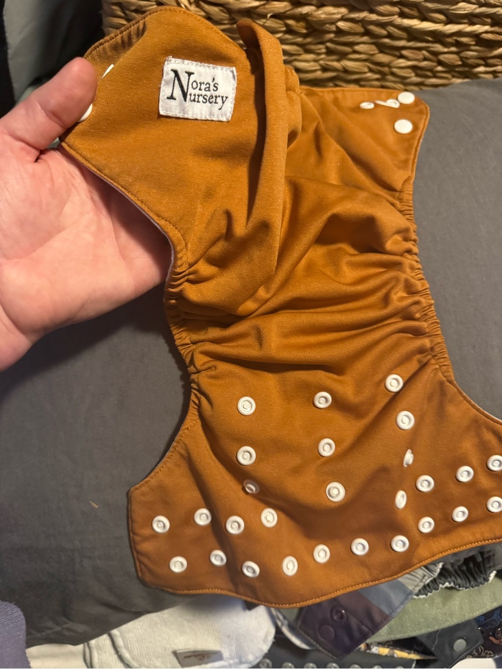 Lot of 7 cloth pocket diapers and 10 insert - great starter set!!!